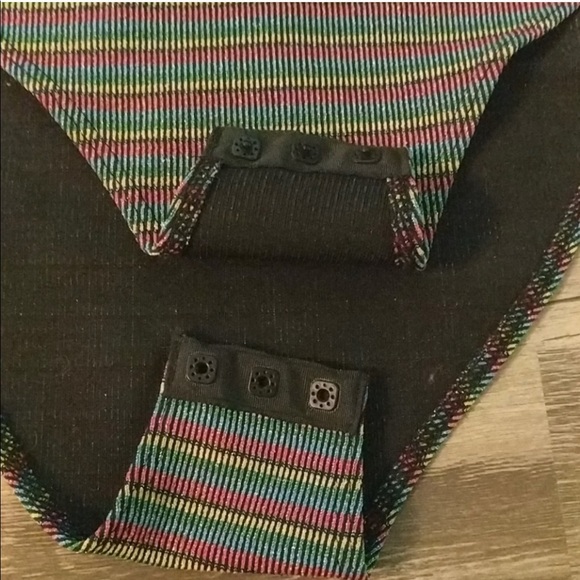 Topshop Rainbow glitter bodysuit - Picture 5 of 8